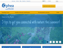 Tablet Screenshot of ophea.net